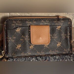 🆕 Beverly Hills Polo Club. Brown and Black Designer Women's Bag